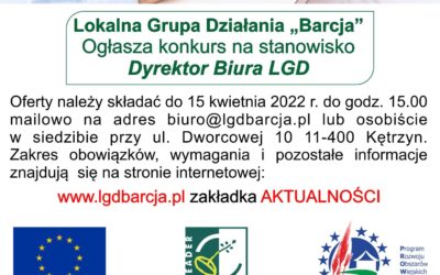 Rekrutacja na stanowisko Dyrektora Biura LGD Barcja – wyniki oceny formalnej