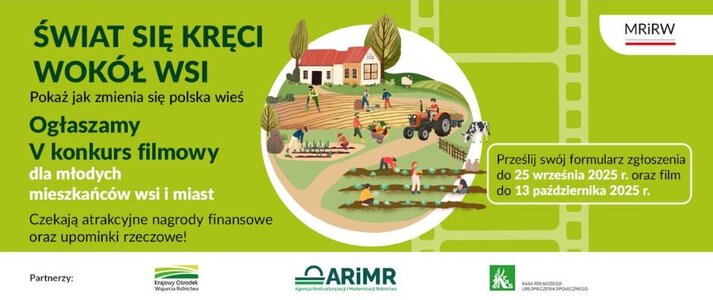 Konkurs filmowy „Świat się kręci wokół wsi”
